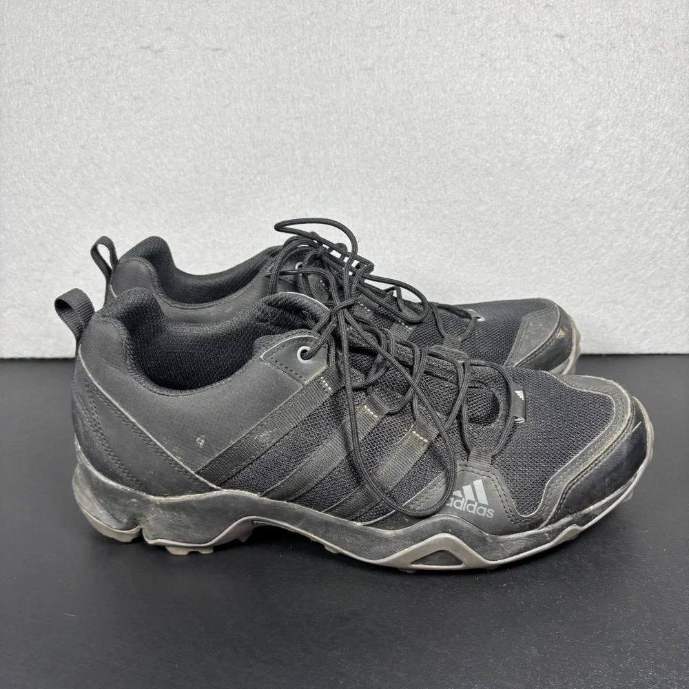 Adidas Terrex AX2S Hiking Sneakers Shoes Q46587 Trail Running Black Mens 10.5